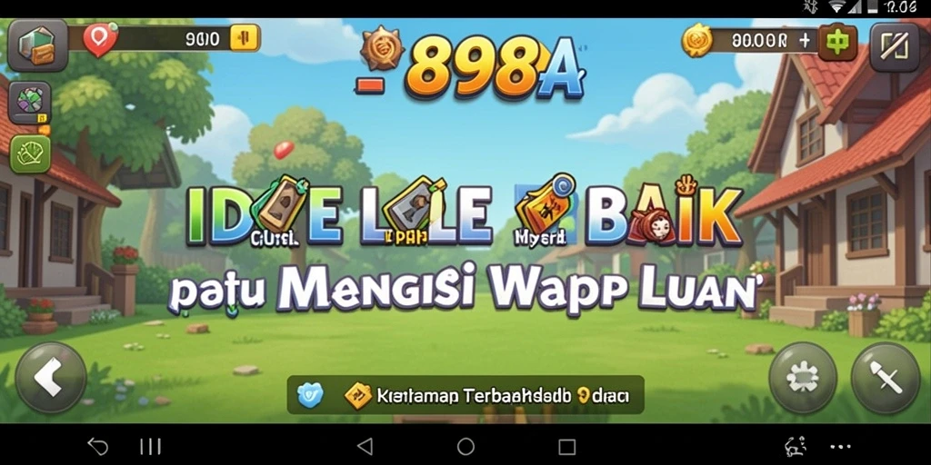 Tampilan gameplay menarik di 898A dengan elemen Idle yang menyenangkan.