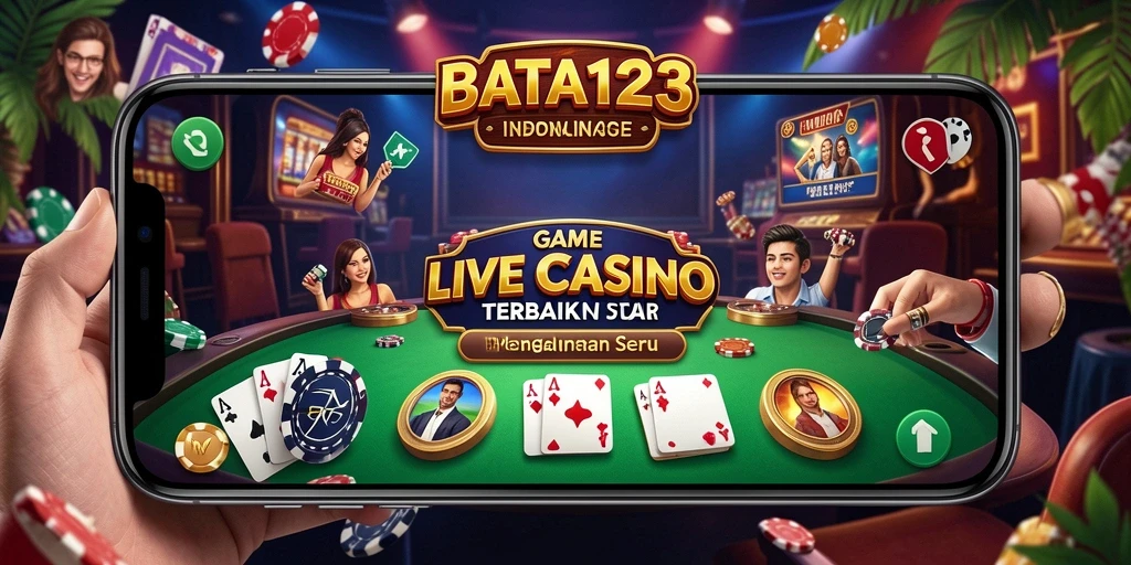 Tampilan gameplay Live Casino yang mendebarkan di BATA123.