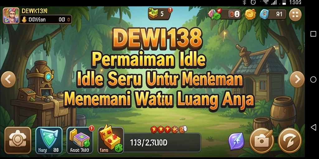 Tampilan gameplay DEWI138 yang seru dan menyenangkan dalam kategori Idle.