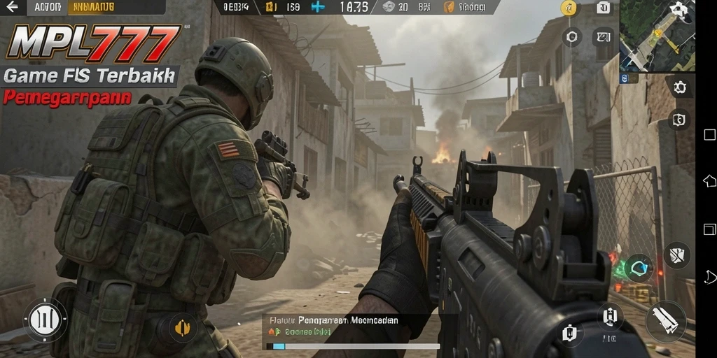 Tampilan menegangkan dari gameplay <strong>MPL777</strong> dengan aksi FPS yang seru.