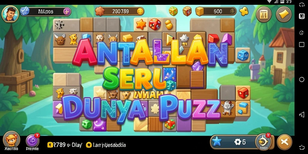 Tampilan gameplay menantang dari game puzzle RR789.