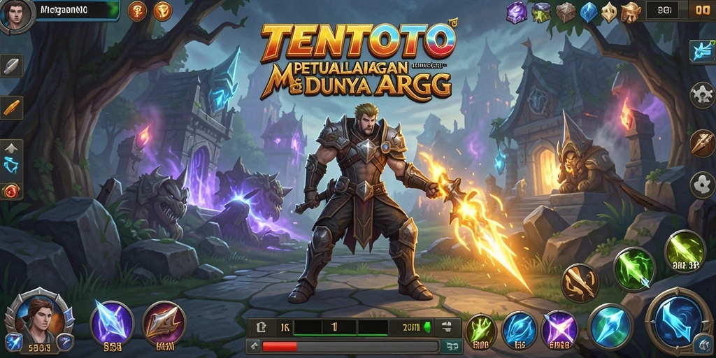 Gameplay menarik dengan pertarungan mendebarkan dalam TENTOTO.