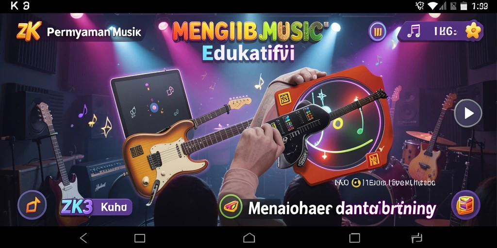 Tampilan gameplay ZK3 yang menarik dan penuh warna.