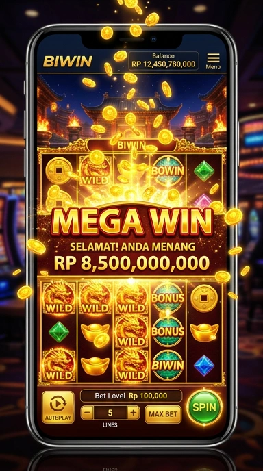 Tampilan antarmuka aplikasi biwin yang sederhana dan efektif.